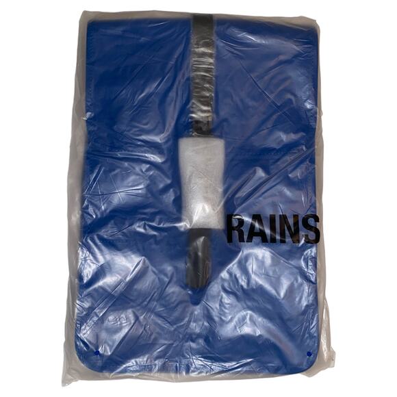 NWT Rains Backpack Mini Blue Waves Unisex Blue - Picture 9 of 11